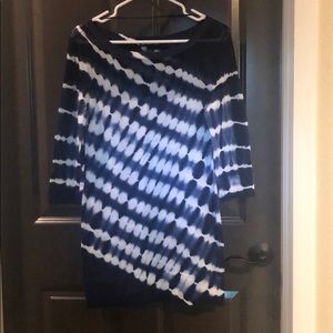 INC International Concepts Sheer Navy Shift Mini